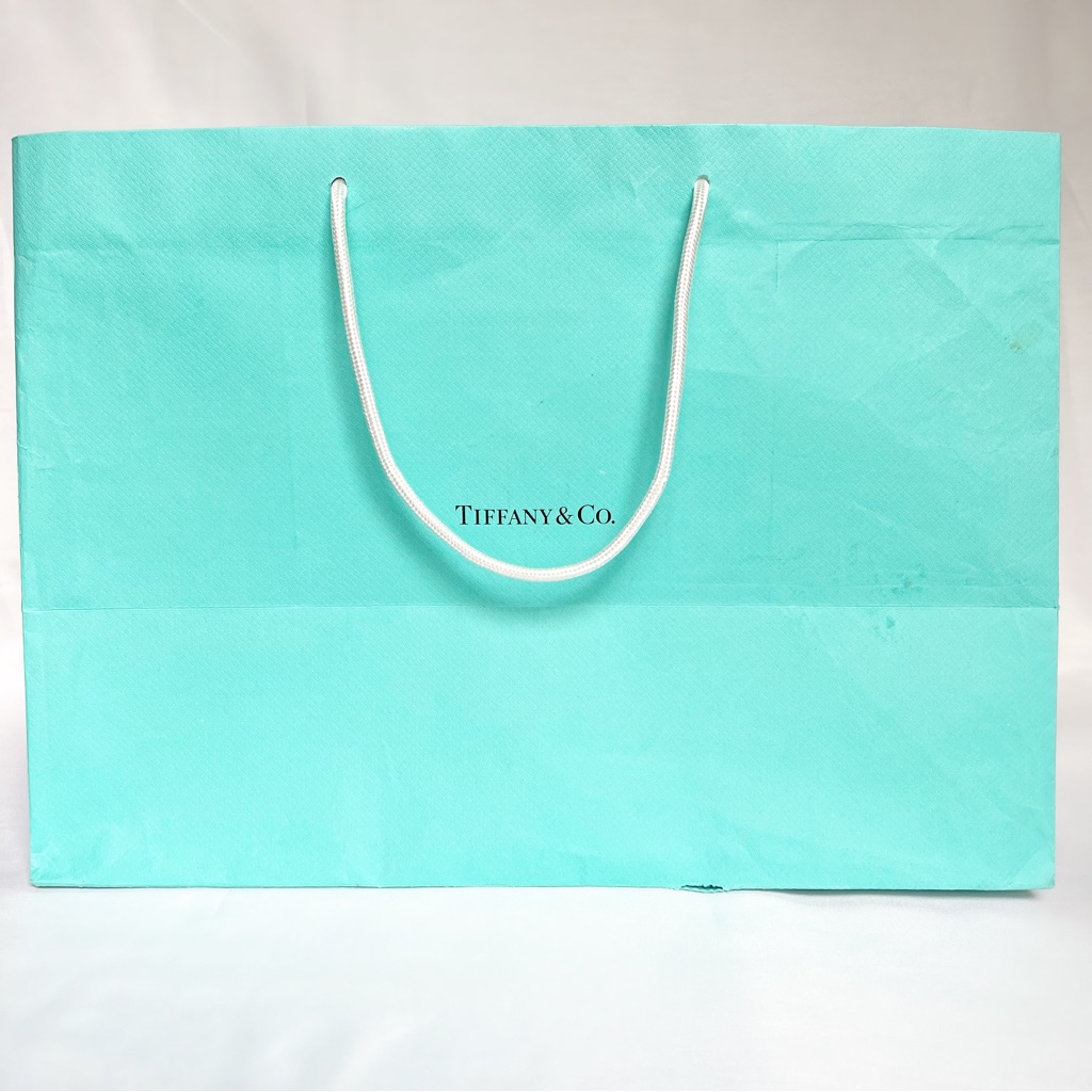 Tiffany Co Blue Paper Boutique Shopping Bag